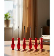 Düz ve Yıldız Başlıklı 7li Tornavida Seti Ergonomik Tutma