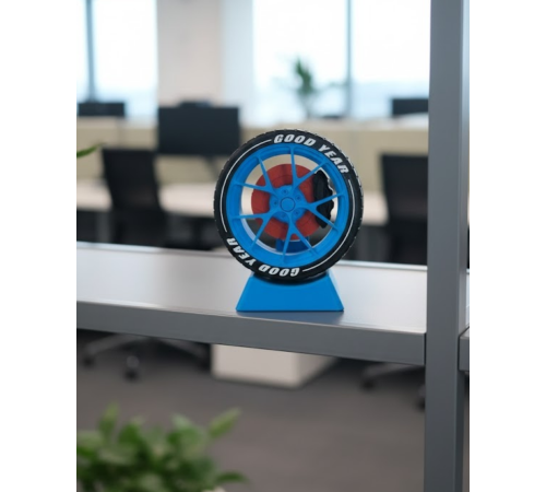 Otomobil Jant Görünümlü Masa Üstü Ofis Süsü