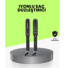 Ayarlanabilir Isılı Saç Düzleştirici Tarak İyon Teknolojili