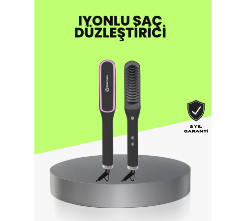 Ayarlanabilir Isılı Saç Düzleştirici Tarak İyon Teknolojili