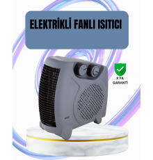 Fanlı Oda Isıtıcısı Termostat Kontrollü Soğuk Hava Üfleme Modu