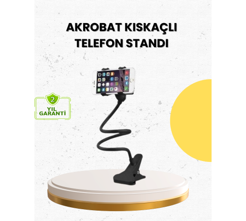 Masa ve Araç İçi Kullanıma Uygun Akrobat Telefon Tutucu