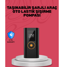 Çok Amaçlı Dijital Lastik Pompası Araç Bisiklet Top Uyumlu