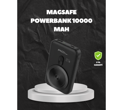 MagSafe Uyumlu Kablosuz Powerbank Taşınabilir Hızlı Şarj