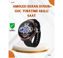 AMOLED Ekranlı Akıllı Saat Bluetooth Arama ve NFC Destekli
