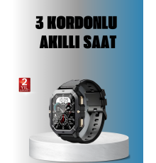 Kablosuz Şarjlı Akıllı Saat Ultra İnce Tasarım