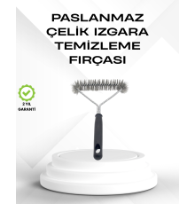 Tel Izgara Temizleme Fırçası BBQ Sonrası Kolay Temizlik