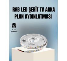 Müzikle Senkronize LED Şerit TV Aydınlatma