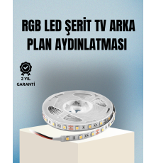 Müzikle Senkronize LED Şerit TV Aydınlatma