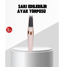 USB Şarjlı Ayak Törpüsü Nasır Temizleyici Elektrikli