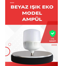 Elektrik Kesintileri İçin Şarjlı LED Ampul 30W E27 Beyaz Işık