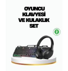 HN01 KULAKLIK + PG-8018 OYUNCU KLAVYESİ SET