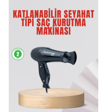 Seyahat Tipi Saç Kurutma Makinesi Katlanabilir Hafif Yapı