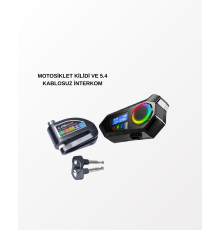 BLUETOOTH 5.4 KABLOSUZ İNTERKOM+ MOTOR DİSK KİLİDİ