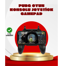 PUBG Mobile Uyumlu Joystick ve Parmak Tetikli Oyun Gamepadi