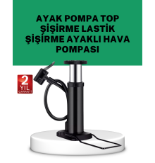 Çok Amaçlı Ayak Pompası Dayanıklı Pratik Hava Pompası