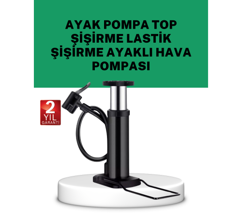 Çok Amaçlı Ayak Pompası Dayanıklı Pratik Hava Pompası