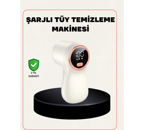 Şarjlı Tüy Temizleyici Paslanmaz Çelik Bıçaklı