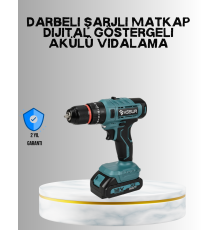 18 Parça Profesyonel Şarjlı Matkap Vidalama