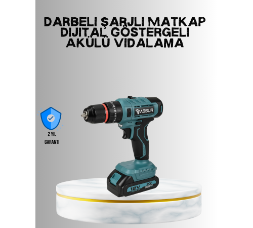 18 Parça Profesyonel Şarjlı Matkap Vidalama