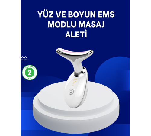 7 Renkli LED Cilt Yenileyici Masaj ve Bakım Cihazı