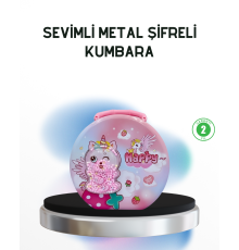 Anahtarlı Çocuk Para Kasası Eğitici ve Dekoratif Tasarım