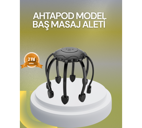 Elektrikli Kafa Masaj Aleti Çok Noktalı 360 Derece Kapsama