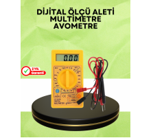 Profesyonel Dijital Multimetre Volt Amper Direnç Ölçümü
