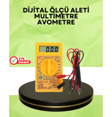 Profesyonel Dijital Multimetre Volt Amper Direnç Ölçümü