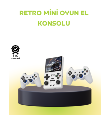 Geniş Ekranlı Taşınabilir Retro Oyun Konsolu