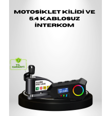 Motosiklet ve Günlük Kullanım İçin Bluetooth Hoparlör ve Disk Kilidi Seti