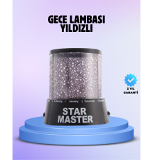 Odayı Yıldızlarla Dolduran Galaxy Efektli LED Projektör Işık