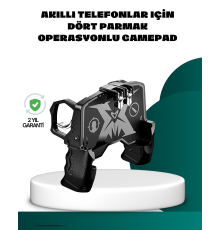 Mobil FPS Oyunlar İçin Dört Parmak Uyumlu Gamepad