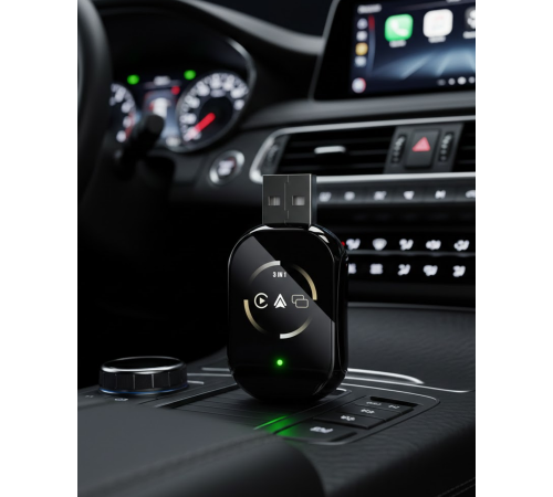 Araç İçi Kablosuz CarPlay Android Auto AirPlay Adaptörü