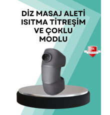 Ev Tipi Isı ve Titreşim Destekli Diz Masaj Aleti