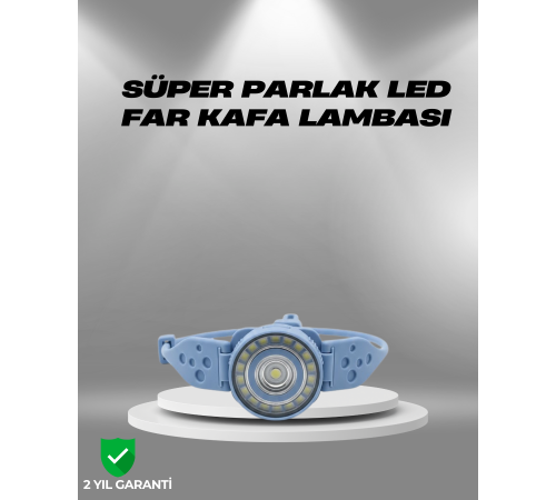 Hafif ve Taşınabilir Kamp Kafa Lambası Ayarlanabilir Işık