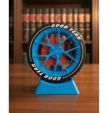 Araba Tutkunlarına Özel Jant Tasarımlı Masa Dekoru