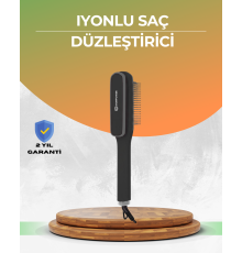 Otomatik Kapanmalı Saç Düzleştirici Tarak Elektriklenme Önleyici