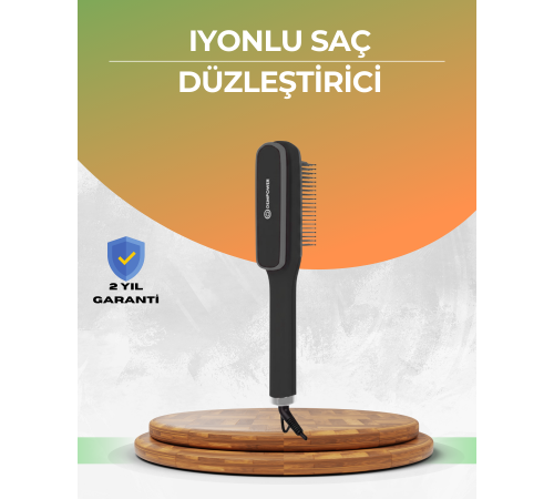 Otomatik Kapanmalı Saç Düzleştirici Tarak Elektriklenme Önleyici