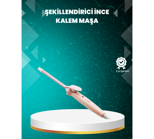 9mm İnce Bukle Maşası Afro ve Sık Bukleler İçin Uygun