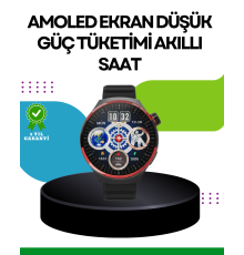 Spor ve Sağlık Takipli Akıllı Saat Kablosuz Şarj