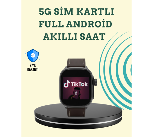 AMOLED Ekranlı Akıllı Saat WhatsApp TikTok YouTube