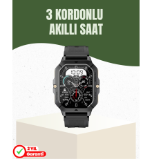 Şık ve Hafif Akıllı Saat Spor ve Günlük Kullanım