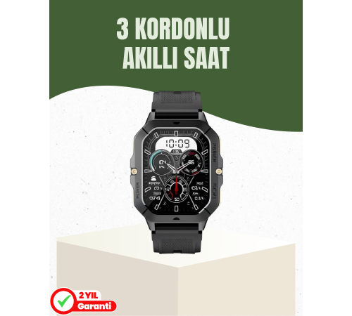 Şık ve Hafif Akıllı Saat Spor ve Günlük Kullanım