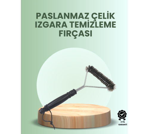 Barbekü ve Mangal İçin Tel Izgara Temizleyici Fırça