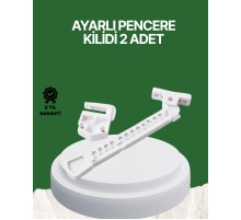 Çocuk ve Evcil Hayvanlar İçin Pencere Emniyet Kilidi 2 Adet