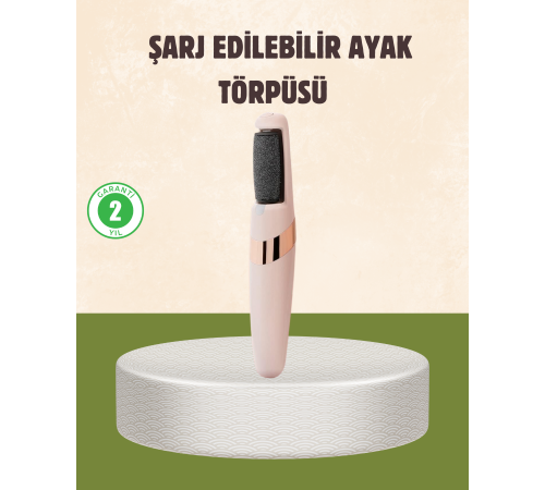 İki Hızlı Elektrikli Ayak Törpüsü Pürüzsüz Topuk Bakımı