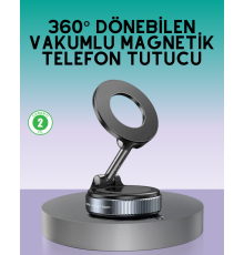 360 Derece Ayarlanabilir Manyetik Araç Telefon Standı
