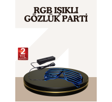 Gece Eğlenceleri İçin LED Işıklı Gözlük
