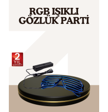 Gece Eğlenceleri İçin LED Işıklı Gözlük